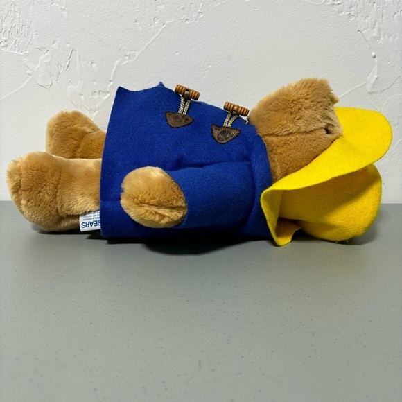 Sears VTG Paddington Bear Plush Stuffed Animal Toy Felt Rain Jacket Hat - Picture 12 of 12